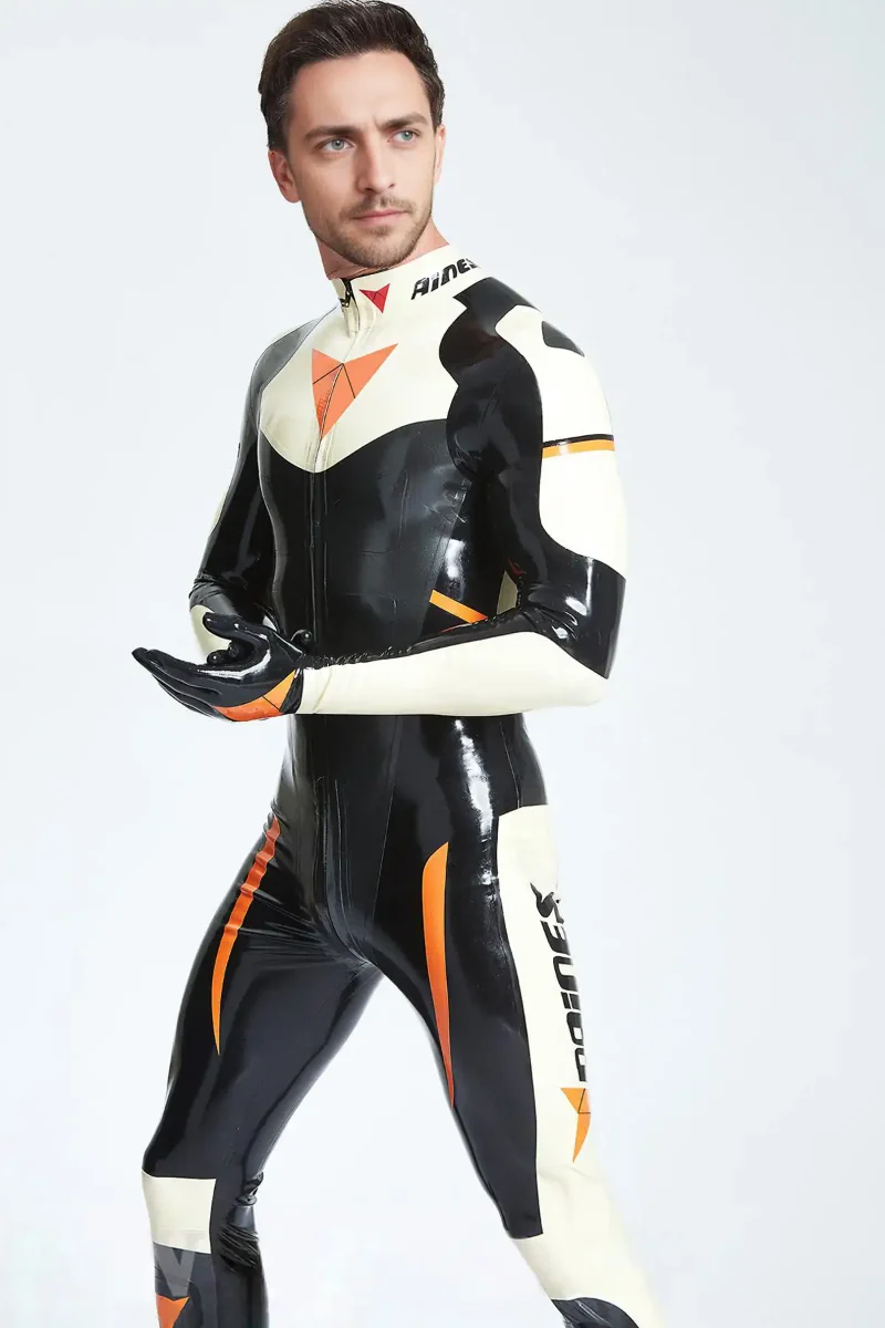 latex male gpmoto catsuit with feet and gloves kkp43 1 latex male gpmoto catsuit with feet and gloves kkp43 1