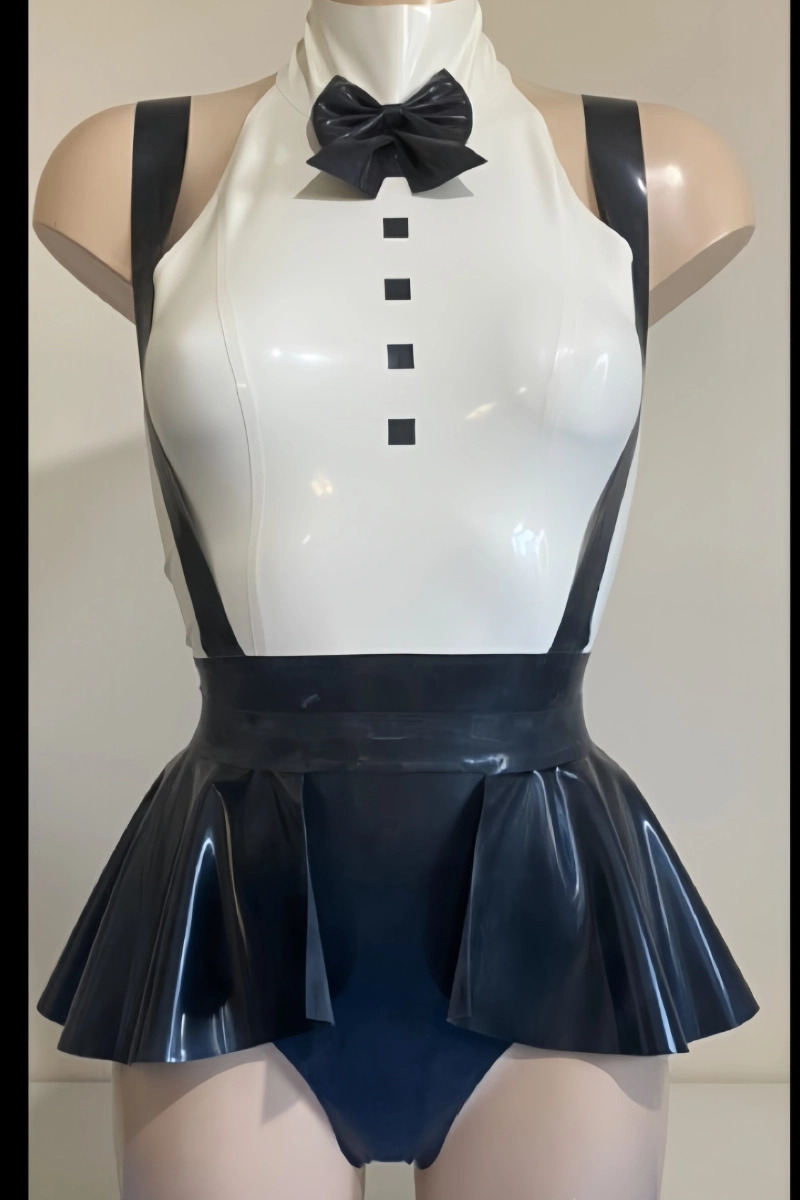 latex tuxedo inspired bodysuit and peplum belt bundle hj476 1 latex tuxedo inspired bodysuit and peplum belt bundle hj476 1